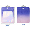 40Pcs Rectangle Glitter Holographic Plastic Resealable Packaging Bags ABAG-TA0001-97B-01-3