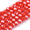 Electroplate Glass Beads Strands LS-EGLA-A034-P8mm-A10-1