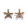 Tibetan Style Alloy Pendants TIBEP-EA306YKG-AB-FF-1
