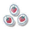 Hand Painted Oval Porcelain Beads PR-CBA03B0-01D-1