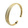 Brass Open Cuff Bangles BJEW-Z093-01G-4