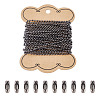 DIY Ball Chain Necklaces Making Kits DIY-TADJ0001-03-1