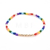 Glass Seed Beads Stretch Bracelets BJEW-JB06294-5