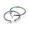 304 Stainless Steel Big Hoop Earrings EJEW-G260-02A-M-2
