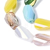 Electroplate Mixed Styles Glass Beads Strands EGLA-N022-10B-A05-3