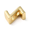Rack Plating Brass Slide Charms KK-M254-15G-Z-2
