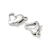304 Stainless Steel Lobster Claw Clasps STAS-L022-518P-2