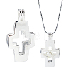 925 Sterling Silver Empty Bead Cage Pendants STER-WH0005-63-1