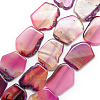 Natural Agate Beads Strands G-S235-02-1