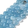 Natural Aquamarine Beads Strands G-B022-17B-1