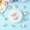 Electroplated Spiral Shell Pendants BSHE-YW0001-07P-3