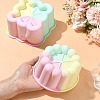 2Pcs 2 Styles Square Circular Cake Baking Silicone Molds ST-CJ0043-083-4
