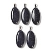Synthetic Blue Goldstone Pendants GG-CBACB71-01P-16-1