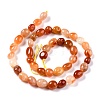 Natural Golden Silk Jade Beads Strands G-G018-16-2