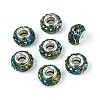 Opaque Resin European Beads RESI-T057-29B-1