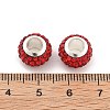 Rondelle Polymer Clay European Beads X1-FIND-U001-01S-2