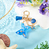 Star Resin & Shell Keychains KEYC-TAC00087-01X-4