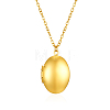 Vintage 304 Stainless Steel Photo Locket Pendant Necklaces for Couples Gift XG2800-2-1