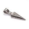 Triangle Pendulum 304 Stainless Big Steel Pendants STAS-L172-03AS-2