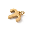 304 Stainless Steel Charms STAS-R001-04G-01-2