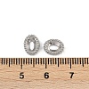 304 Stainless Steel Rhinestone Cabochon Settings STAS-G356-04P-05-3