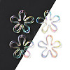 Plated UV Acrylic Beads TACR-S161-04-1