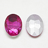 Pointed Back Glass Rhinestone Cabochons RGLA-T080-6x8mm-09-2