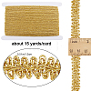 Gorgecraft 15 Yards Metallic Lace Trims OCOR-GF0003-23B-2