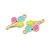 Alloy Enamel Pendants ENAM-B050-10G-05-3
