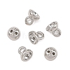 SHEGRACE Brass Bead Cap Pendant Bails XGRQ6M653-912P-2