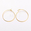 Brass Wine Glass Charm Rings Hoop Earrings X-EC067-2G-2