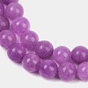 Dyed Natural Malaysia Jade Beads Strands G-G021-02C-05-3