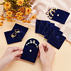 Square Velvet Jewelry Package Bags ABAG-WH0035-055A-01-3