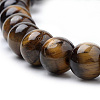 Natural Tiger Eye Beads Strands X-G-S259-21-4mm-5