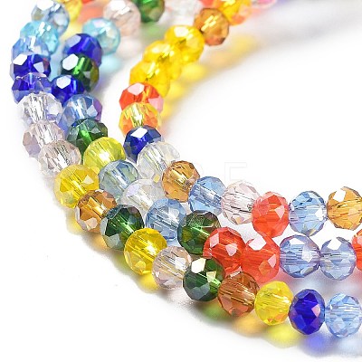 Glass Beads Strands EGLA-A034-M4mm-61-1