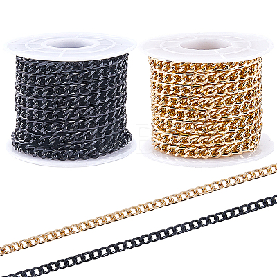 10M 2 Colors Aluminium Curb Chains FIND-SP0002-71-1