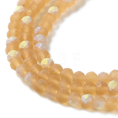 Transparent Glass Beads Strands EGLA-A034-T4mm-MB23-1