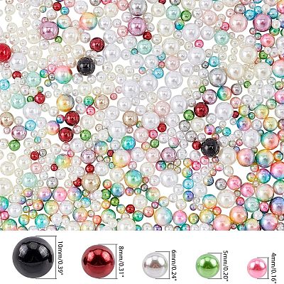 Acrylic Imitation Pearl Beads OACR-PH0001-44-1