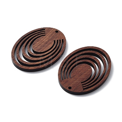 Walnut Wood Laser Cut Pendants X-WOOD-Q051-04F-1