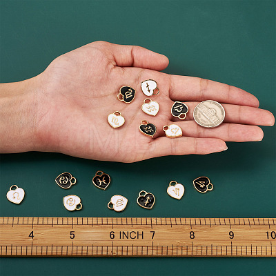 Alloy Enamel Charms ENAM-TA0001-20-1