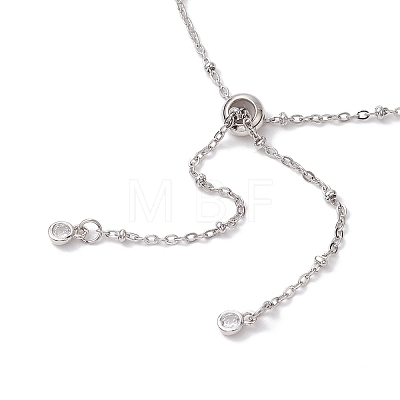 304 Stainless Steel Slider Necklace Makings AJEW-JB01272-02-1