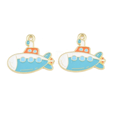 Alloy Enamel Pendants FIND-E057-01L-1