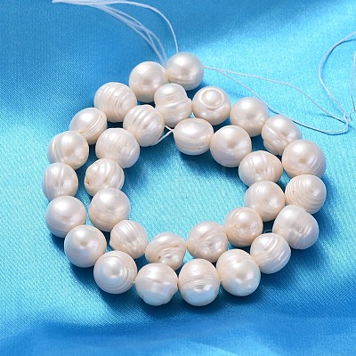 Natural Cultured Freshwater Pearl Beads Strands PEAR-L001-I-14-1
