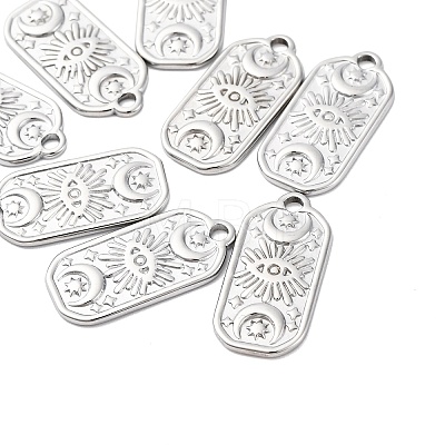 Non-Tarnish 304 Stainless Steel Pendants STAS-E182-10P-1