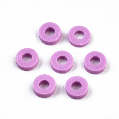 Eco-Friendly Handmade Polymer Clay Beads CLAY-R067-6.0mm-B01-1