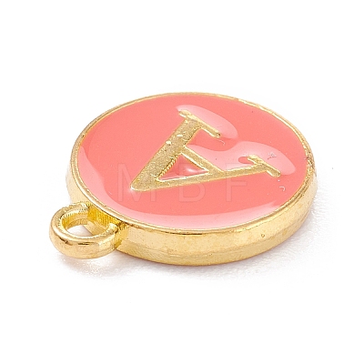 Golden Plated Alloy Enamel Charms LS-ENAM-Q437-11A-1