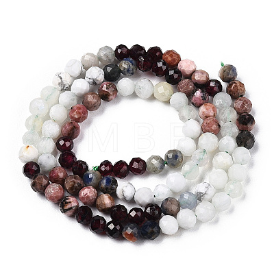 Natural Mixed Gemstone Beads Strands G-D080-A01-01-26-1