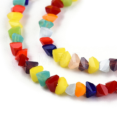 Opaque Solid Color Glass Beads Strands X-GLAA-N052-01-A11-1