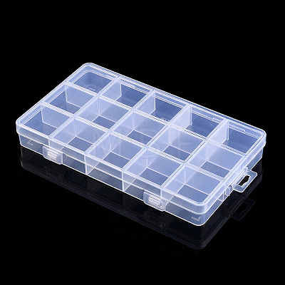 Rectangle Polypropylene(PP) Bead Storage Container CON-N011-047-1