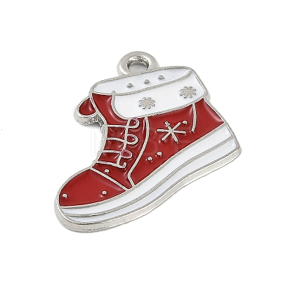 Christmas Theme Alloy Enamel Pendants ENAM-Z020-02B-1